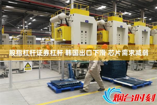 股指杠杆证券杠杆 韩国出口下滑 芯片需求减弱