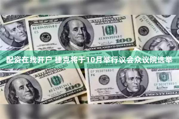 配资在线开户 捷克将于10月举行议会众议院选举
