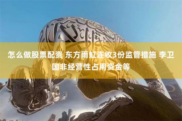 怎么做股票配资 东方雨虹连收3份监管措施 李卫国非经营性占用资金等