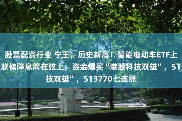 股票配资行业 宁王，历史新高！智能电动车ETF上探4.6%！美联储降息箭在弦上，资金爆买“港股科技双雄”，513770七连涨