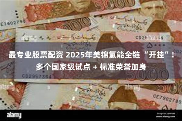 最专业股票配资 2025年美锦氢能全链 “开挂”！多个国家级试点 + 标准荣誉加身